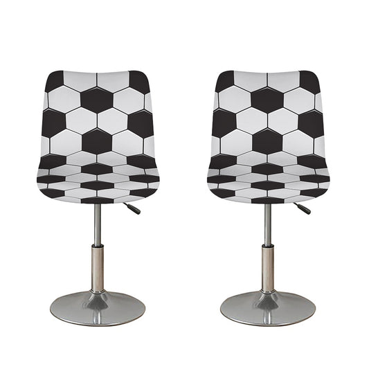 Soccer Ball Print Bar Stool Covers