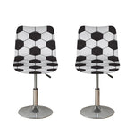 Soccer Ball Print Bar Stool Covers