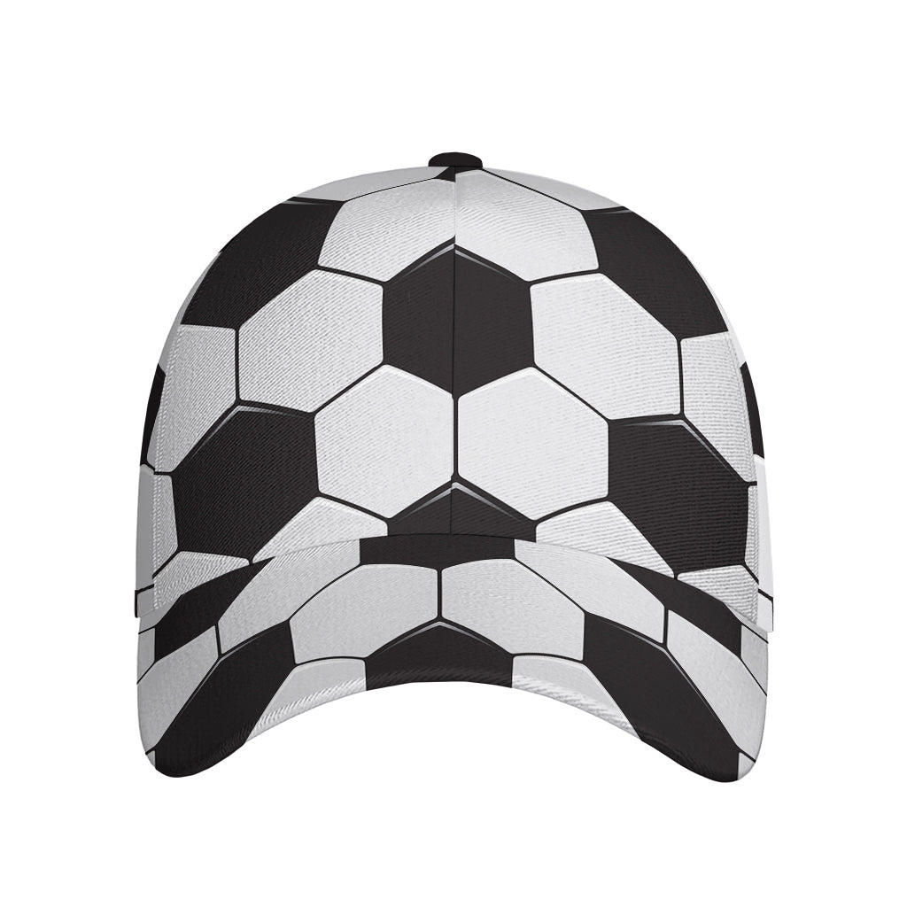 Soccer Ball Print Baseball Cap