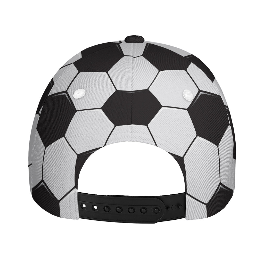 Soccer Ball Print Baseball Cap