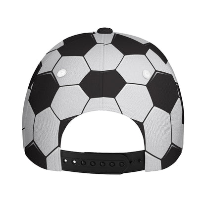 Soccer Ball Print Baseball Cap