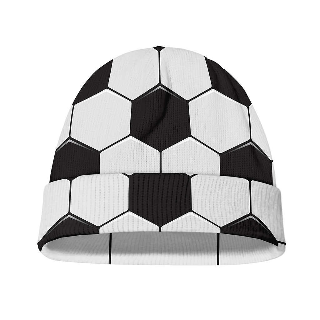 Soccer Ball Print Beanie
