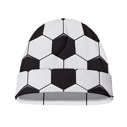 Soccer Ball Print Beanie