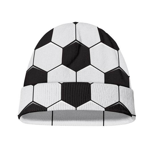 Soccer Ball Print Beanie