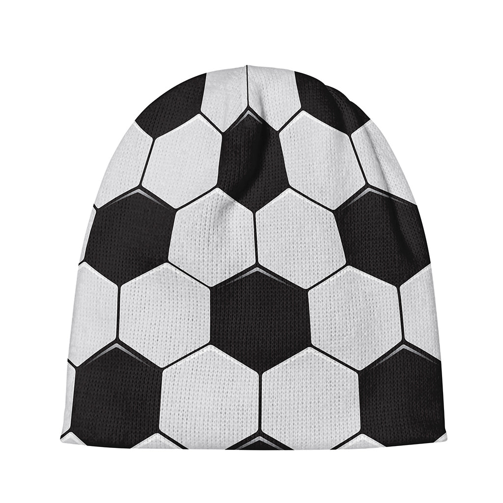 Soccer Ball Print Beanie