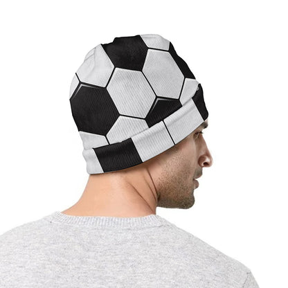 Soccer Ball Print Beanie