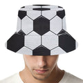 Soccer Ball Print Bucket Hat