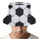 Soccer Ball Print Bucket Hat