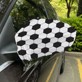 Soccer Ball Print Car Side Mirror Covers