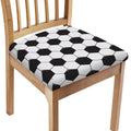Soccer Ball Print Chair Cushion Cover