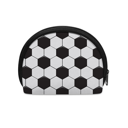 Soccer Ball Print Coin Purse