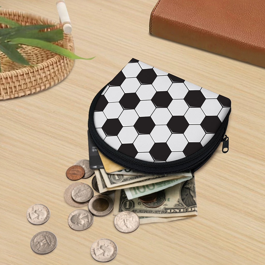 Soccer Ball Print Coin Purse