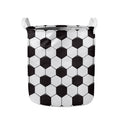 Soccer Ball Print Collapsible Laundry Basket