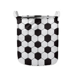 Soccer Ball Print Collapsible Laundry Basket