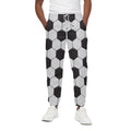 Soccer Ball Print Cotton Sweatpants