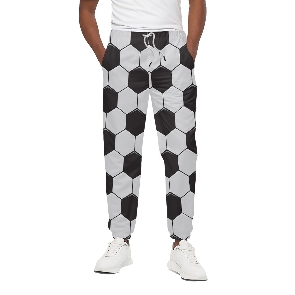 Soccer Ball Print Cotton Pants