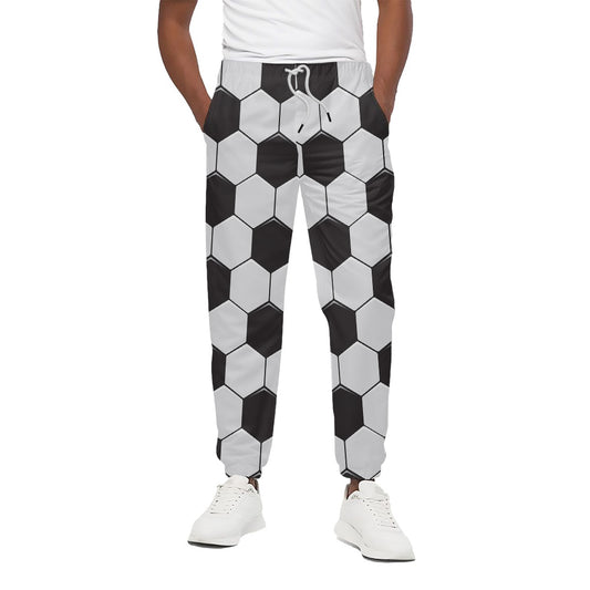 Soccer Ball Print Cotton Pants