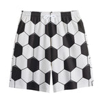 Soccer Ball Print Cotton Shorts