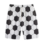 Soccer Ball Print Cotton Shorts