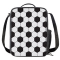 Soccer Ball Print Crossbody Lunch Bag