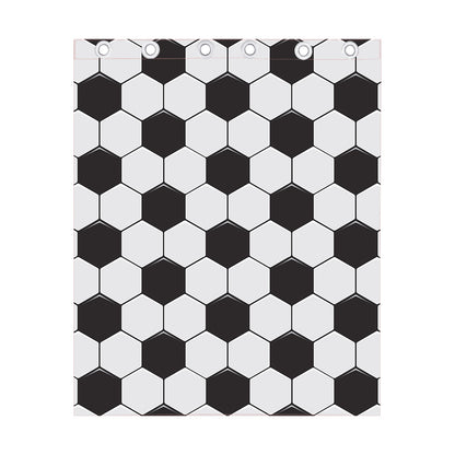 Soccer Ball Print Curtain