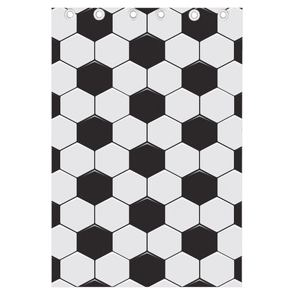 Soccer Ball Print Curtain
