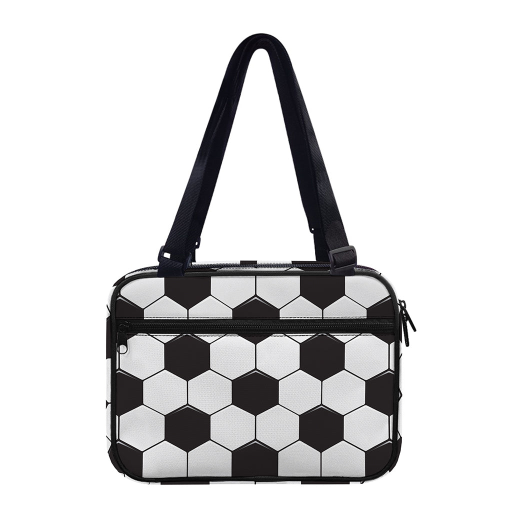 Soccer Ball Print Double Strap Bible Bag
