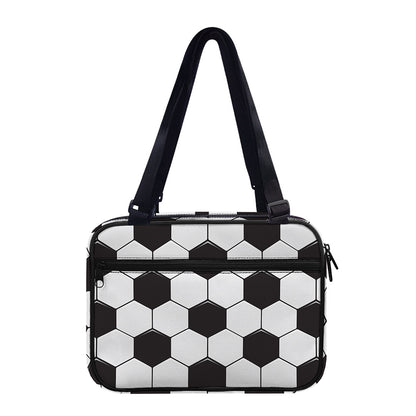 Soccer Ball Print Double Strap Bible Bag