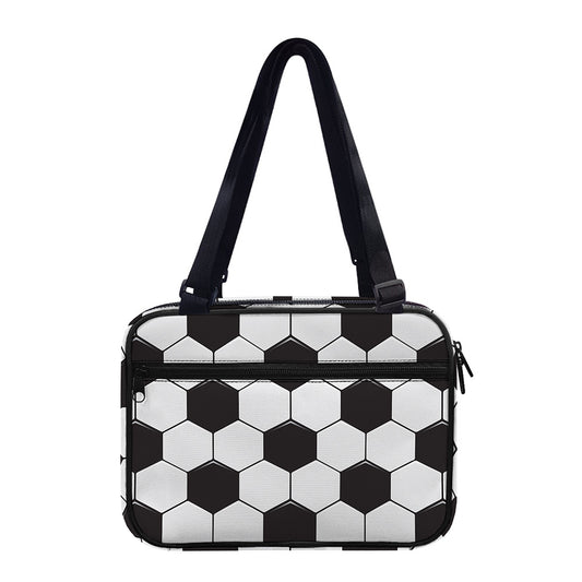 Soccer Ball Print Double Strap Bible Bag