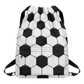 Soccer Ball Print Drawstring Backpack