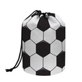 Soccer Ball Print Drawstring Makeup Bag