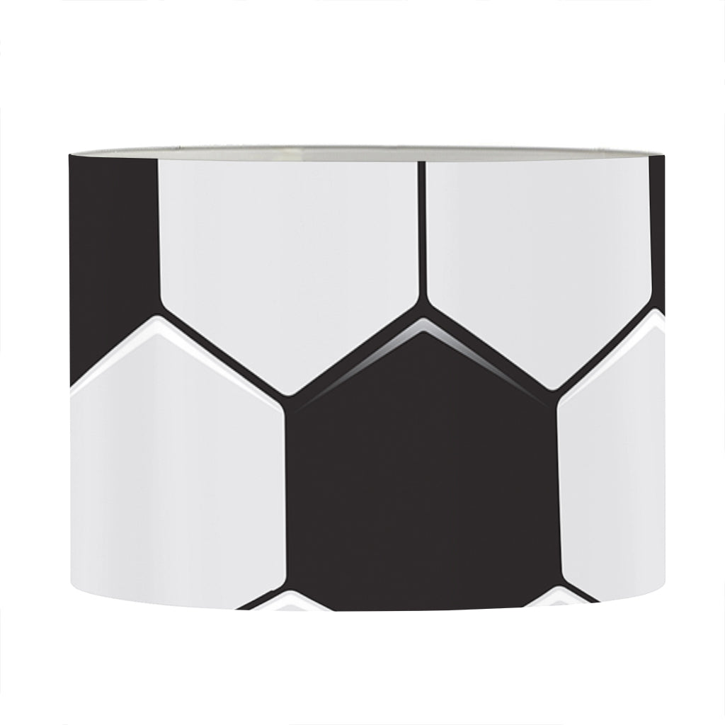 Soccer Ball Print Drum Lamp Shade