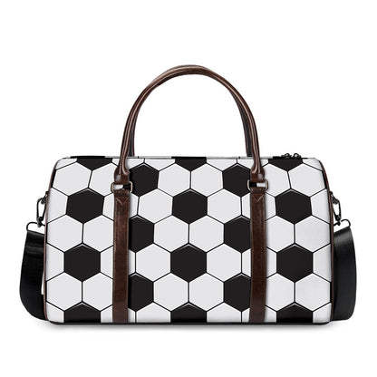 Soccer Ball Print Duffle Bag