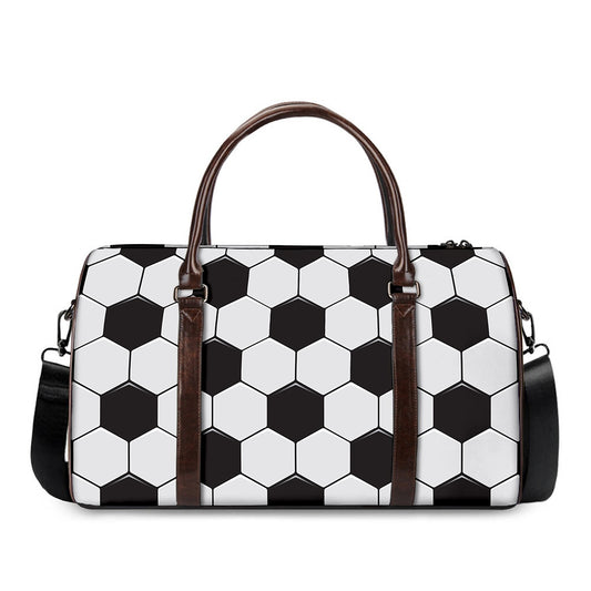 Soccer Ball Print Duffle Bag