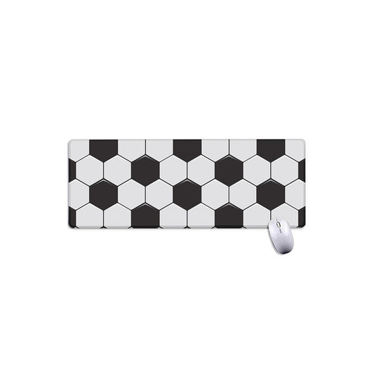 Soccer Ball Print Extended Mouse Pad