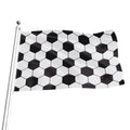 Soccer Ball Print Flag