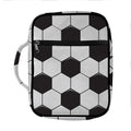 Soccer Ball Print Front Pocket Bible Bag