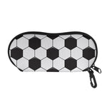 Soccer Ball Print Glasses Case