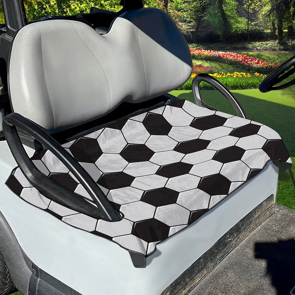 Soccer Ball Print Golf Cart Seat Cover