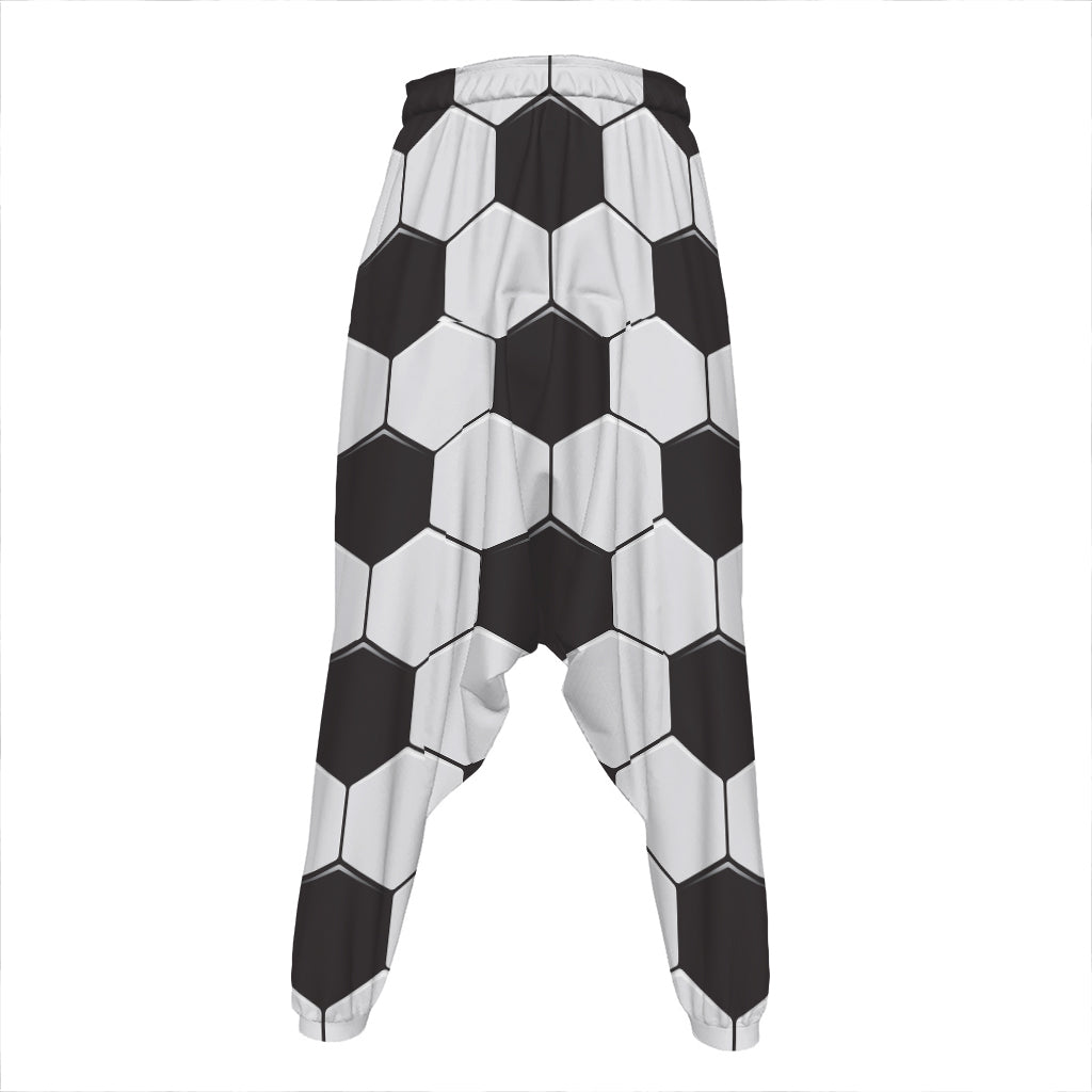 Soccer Ball Print Hammer Pants
