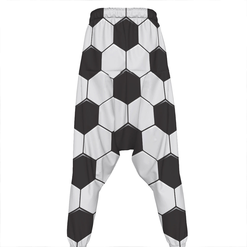 Soccer Ball Print Hammer Pants