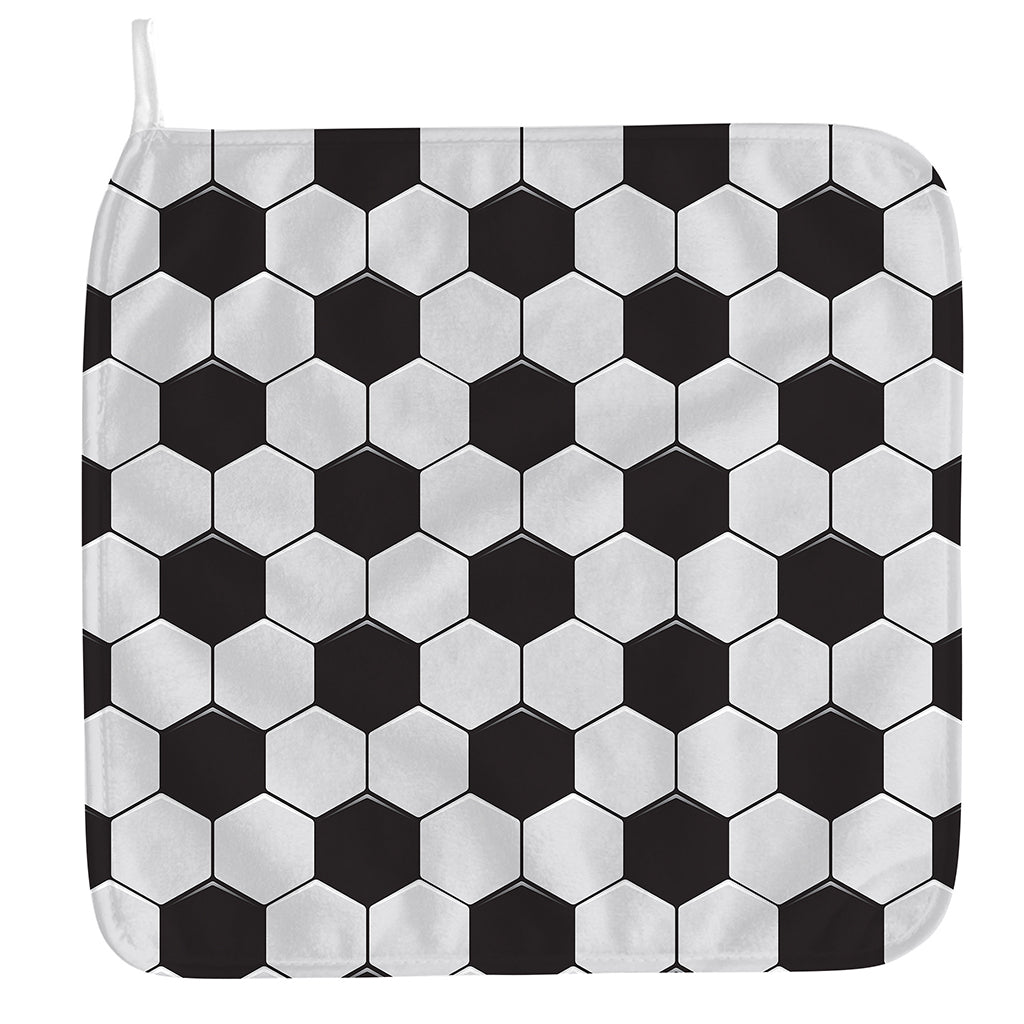 Soccer Ball Print Hand Towel