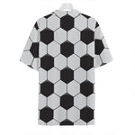 Soccer Ball Print Hawaiian Shirt
