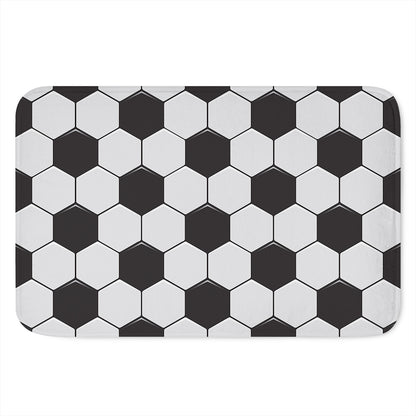 Soccer Ball Print Indoor Door Mat