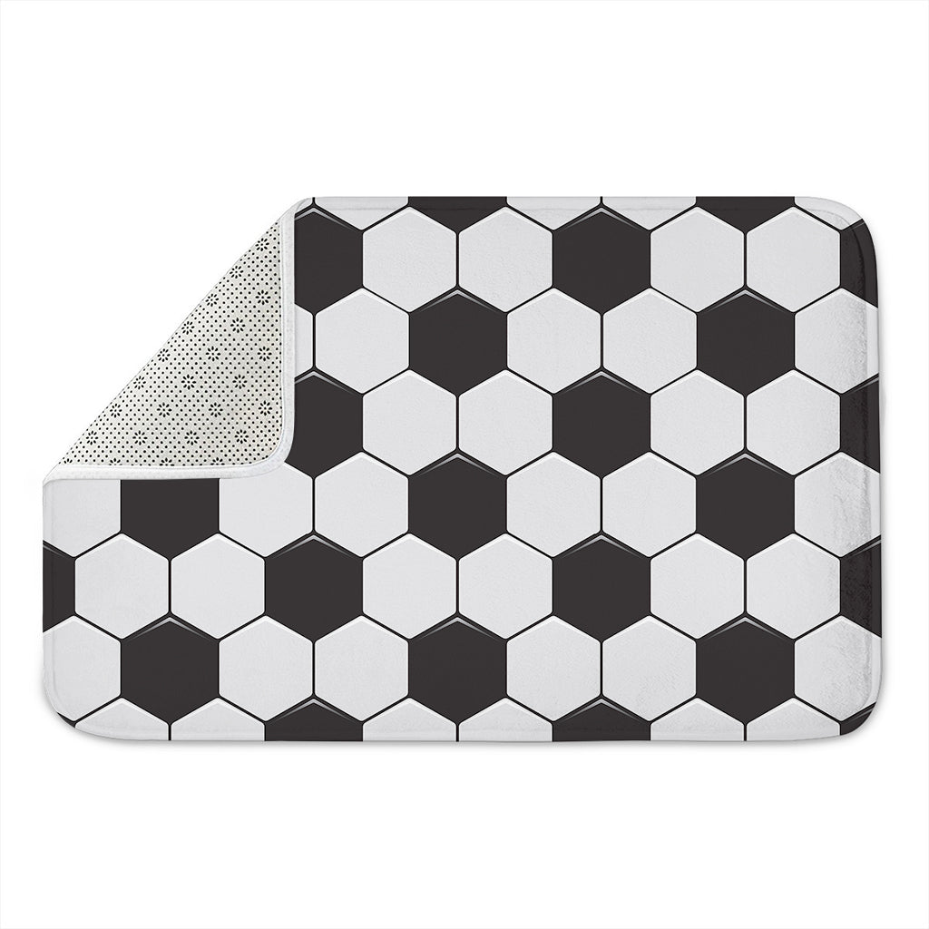 Soccer Ball Print Indoor Door Mat
