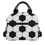 Soccer Ball Print Insulated Lunch Bag