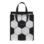 Soccer Ball Print Insulated Lunch Tote