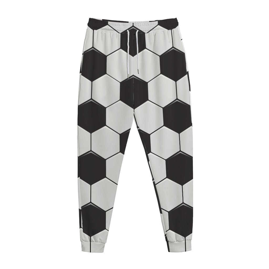 Soccer Ball Print Jogger Pants