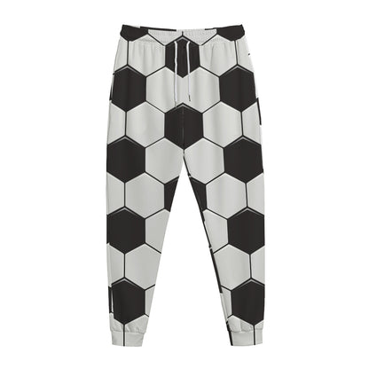 Soccer Ball Print Jogger Pants