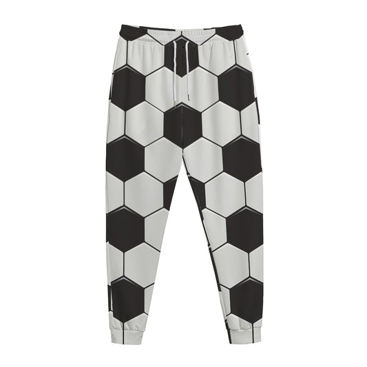 Soccer Ball Print Jogger Pants